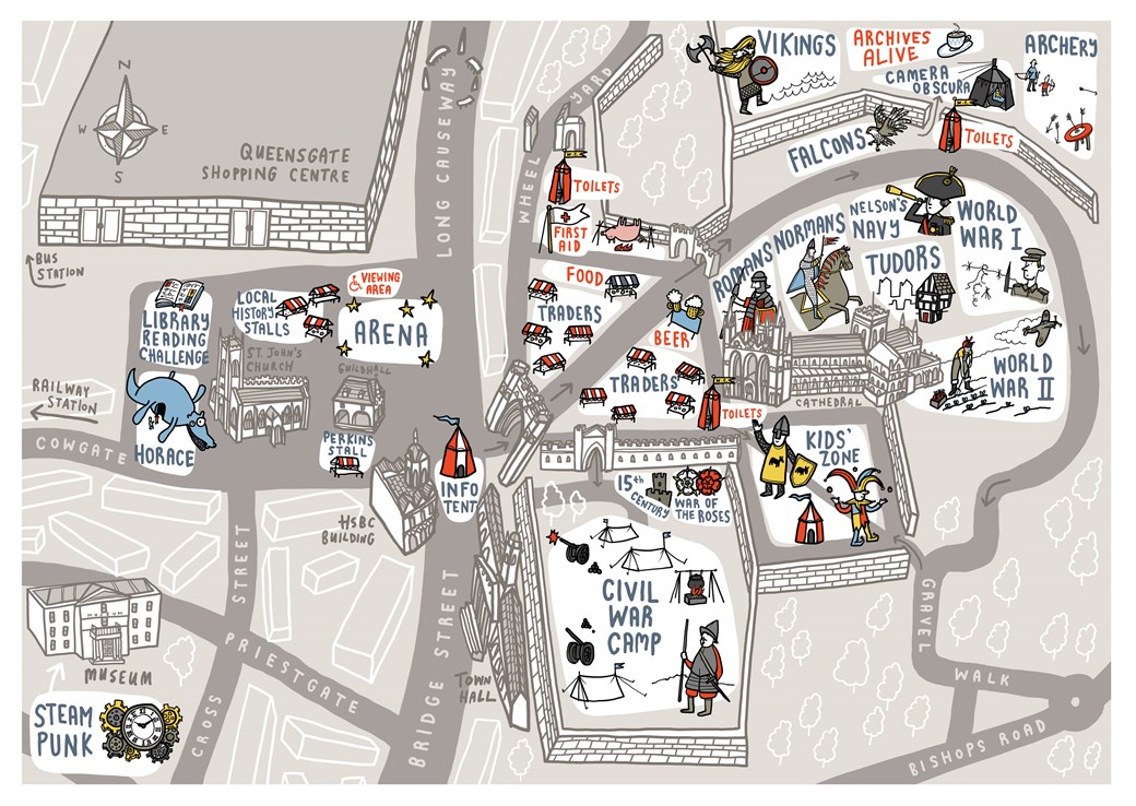 heritage festival peterborough 2017 mapa