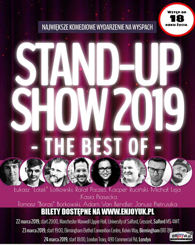 stand up londyn 2019 plakat