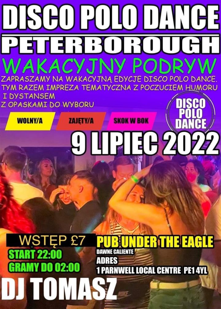 pnw 382 polska impreza klub disco polo pub under the eagle polacy peterborough polonia strona ogloszenia