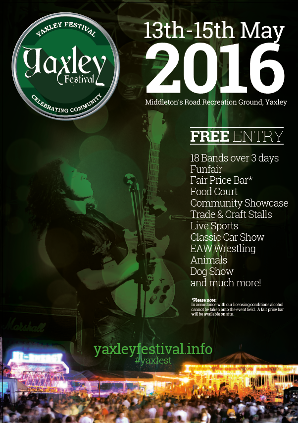 yaxley festival plakat 2016